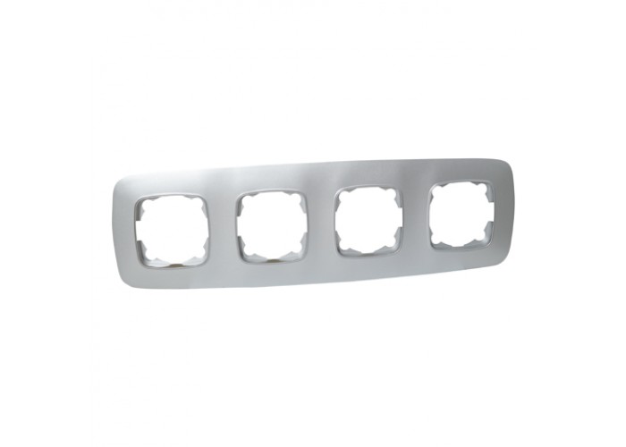 Рамка 4-на срібло ELA