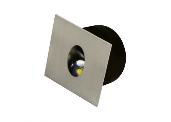 Світлодіодний світильник сходовий ZUMRUT 3W хром