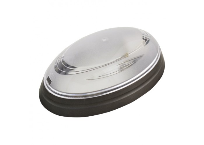 Світильник пластиковий Овал Нінова димчатий