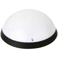 Світильник пластиковий Акуа Повний Місяць Опал з датчиком руху чорний