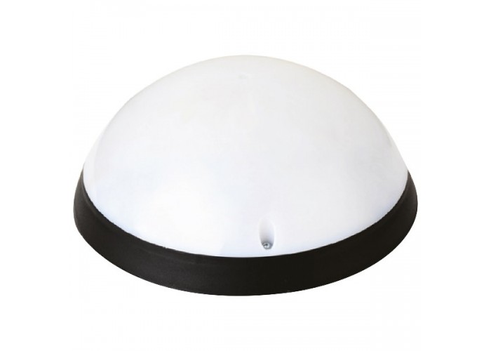 Світильник пластиковий Акуа Повний Місяць Опал з датчиком руху чорний