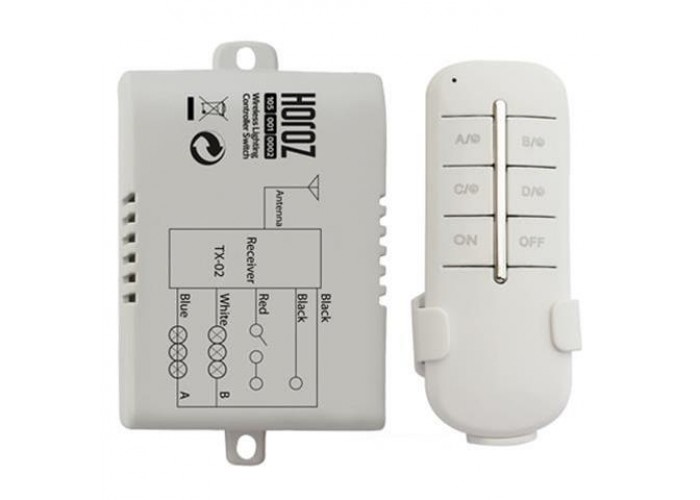 Пульт для люстр дволінійний  CONTROLLER-2 max 300W