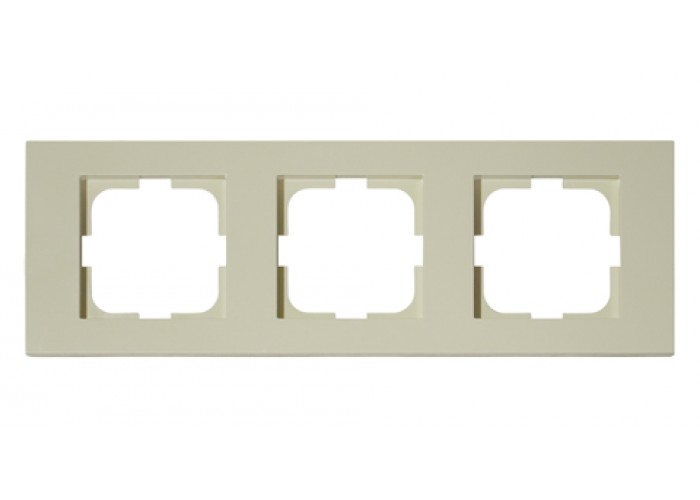Рамка 3-на кремова GRANO
