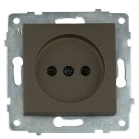 Механизм розетки одинарной Grano мока