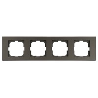 Рамка 4-ная GRANO мока