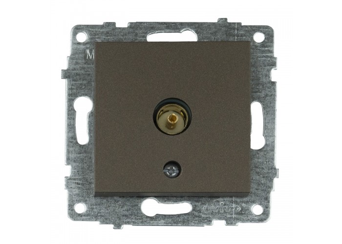 Механизм розетки телевизионной проходной GRANO мока