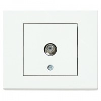 Розетка спутниковая белая GRANO