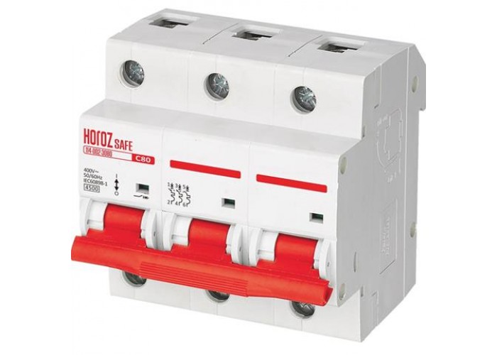 Автоматический выключатель SAFE 80А 3P С