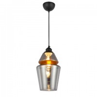 Светильник подвесной SPARK-2 титановый+медь