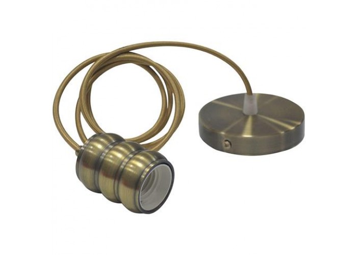 Світильник підвісний GAUSS Е27 бронза