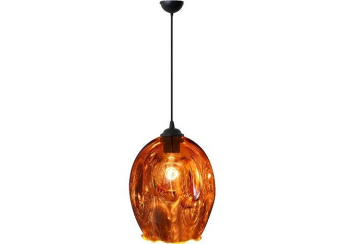 Світильник підвісний METEOR круглий мідний