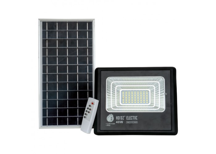 Прожектор светодиодный с солнечной панелью TIGER-40 40W 6400K