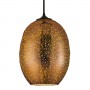 Світильник підвісний QUANTUM Е27 3D-ефект мідь овальний