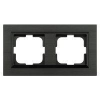 Рамка 2-ная QUANTUM антрацит