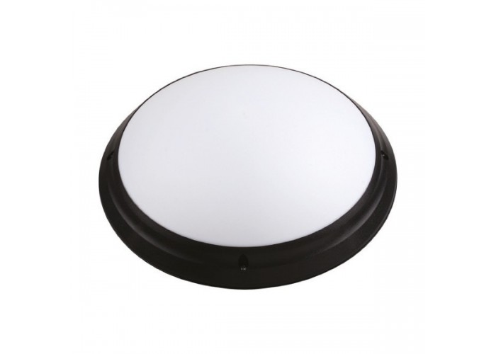 Светильник пластиковый Акуа Опал Круг черный