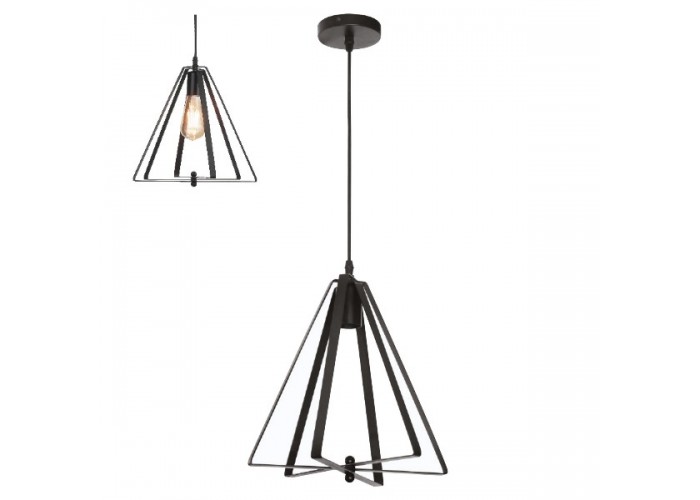 Світильник підвісний  MAXWELL Е27 чорний