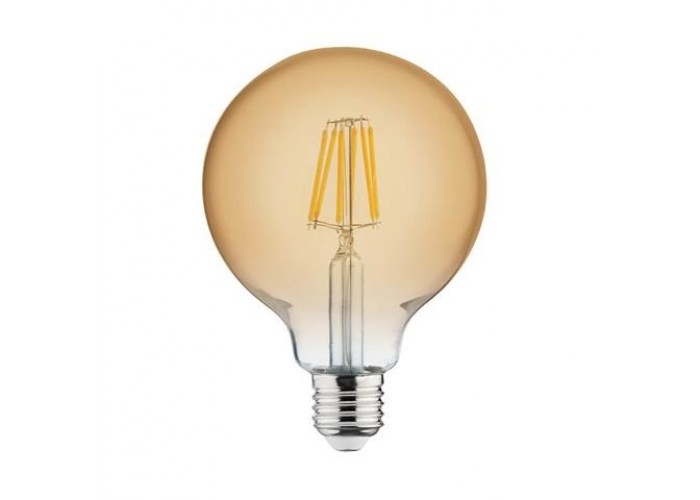 Світлодіодна лампа FILAMENT RUSTIC GLOBE-6 6W E27 2200К
