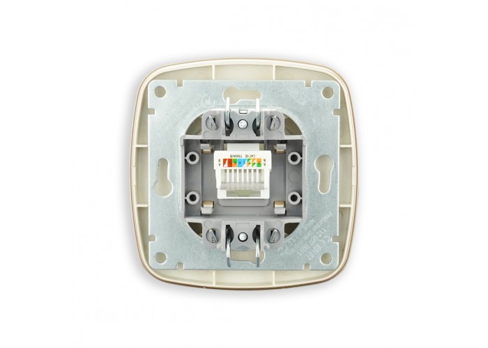 Розетка комп'ютерна золото ELA