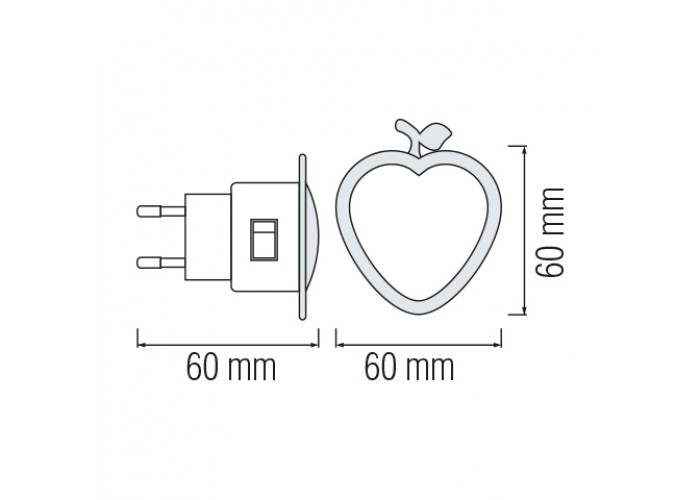 Ночник led BUGS