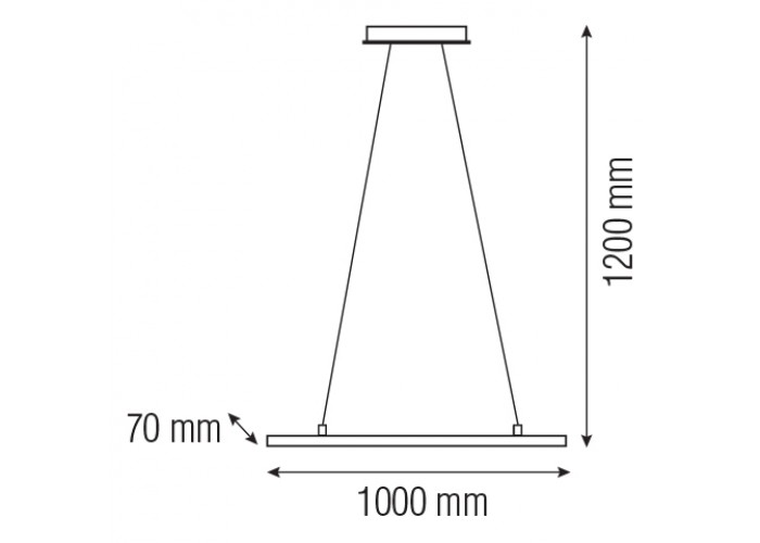 Светодиодная люстра CALIBUR-24 24W
