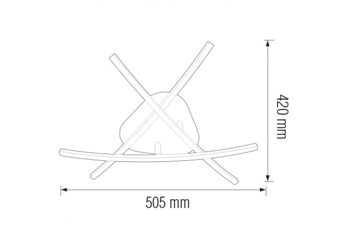 Світлодіодна люстра CRATER 20W