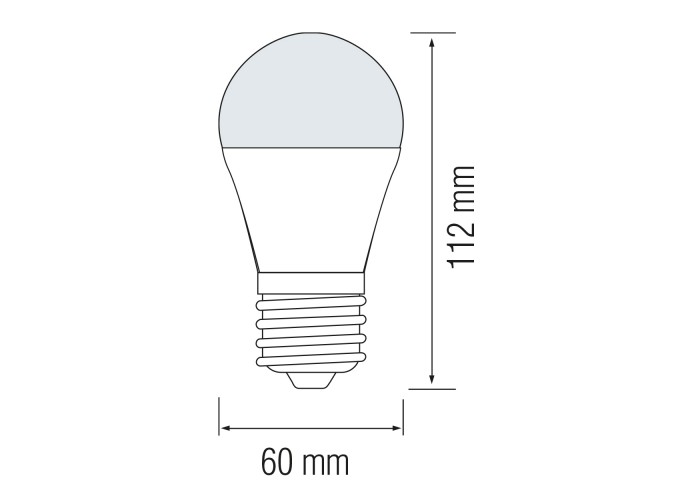 Светодиодная лампа FORCE-10 с сумеречным датчиком и датчиком движения 6400K
