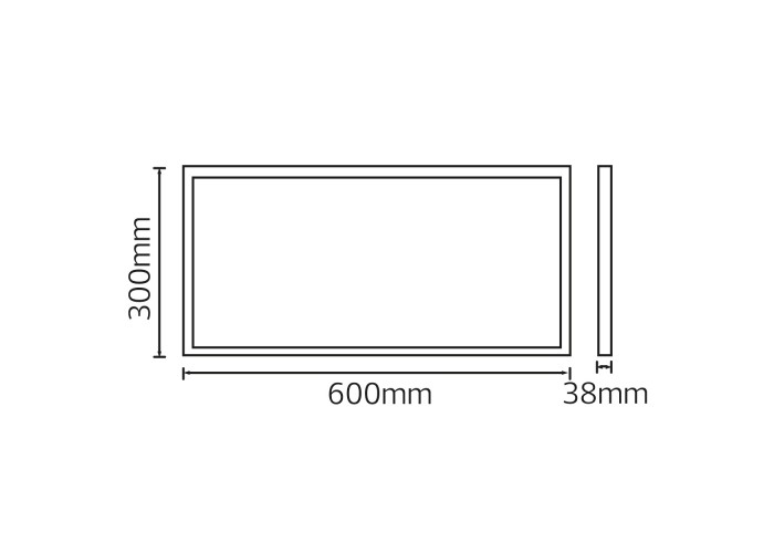 Светильник накладной PROTEUS-36 36W черный