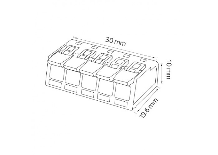 Клемник 5-х полюсный SLIM CONNECTOR-5