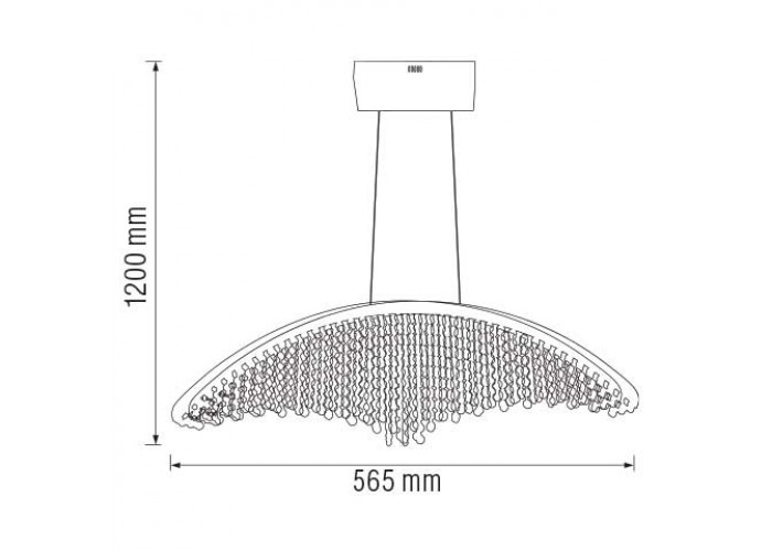 Светодиодная люстра VOYAGER-18 18W