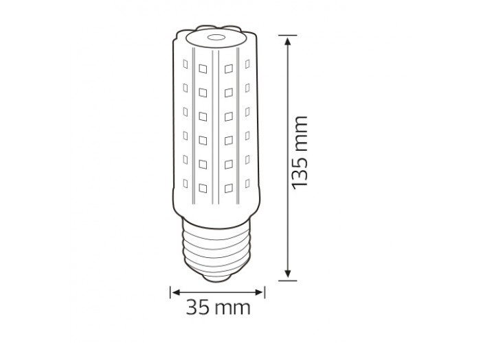 Світлодіодна лампа CORN-7 7W E27 6400K
