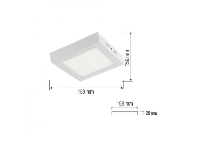 Світлодіодний світильник ARINA-12 12W 4200К