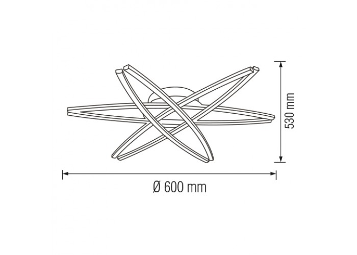 Светодиодная люстра AVALON  35W
