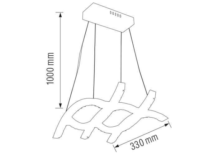 Светодиодная люстра AVIATOR-40 40W
