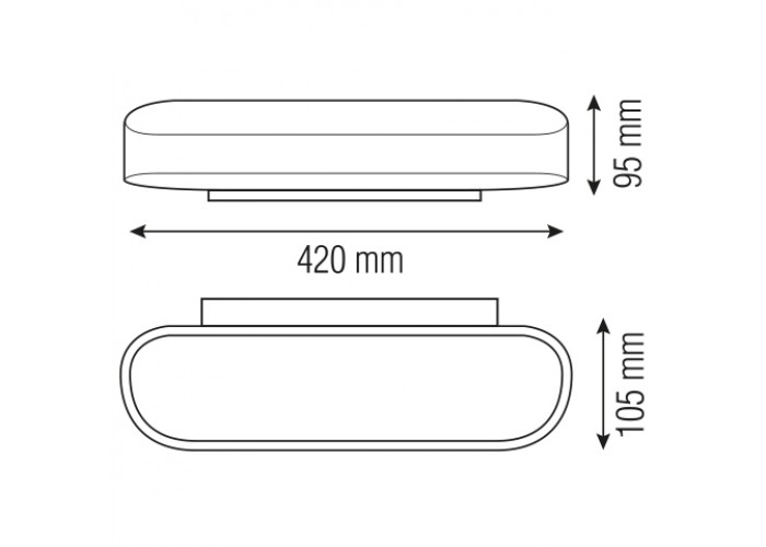 Світлодіодний світильник настінний BELEN-12