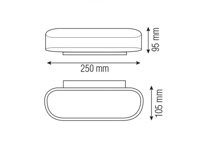 Світлодіодний світильник настінний BELEN-6