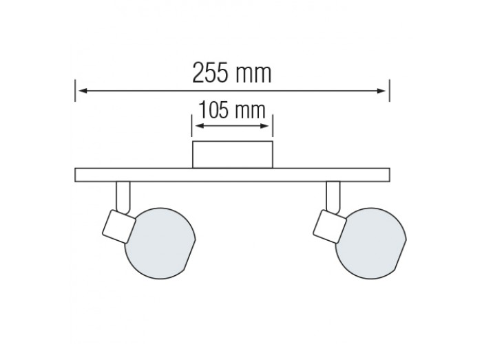 Світильник настінно-стельовий BODRUM-2
