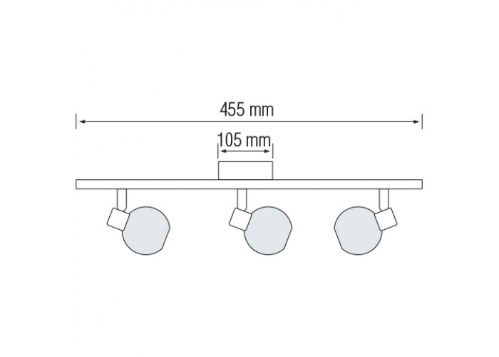 Світильник настінно-стельовий BODRUM-3