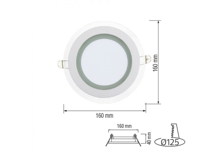 Світлодіодний світильник  CLARA-12 12W 4200К