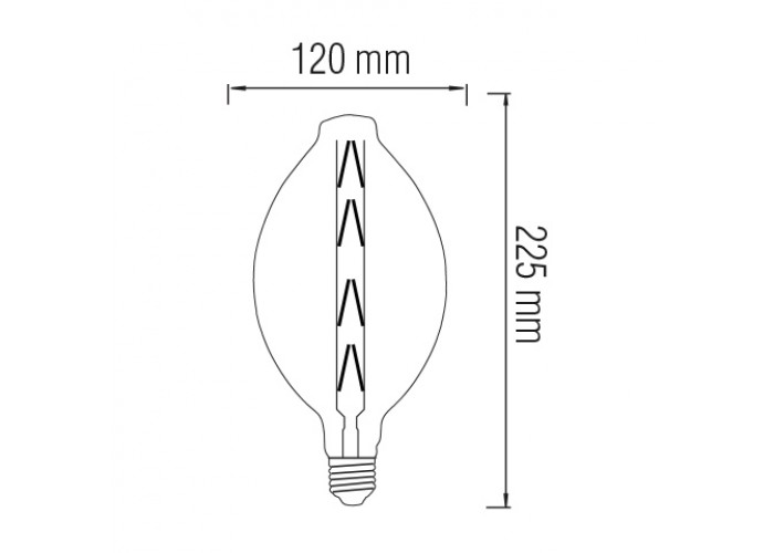 Світлодіодна лампа Filament ENIGMA-XL 8W Е27 Amber