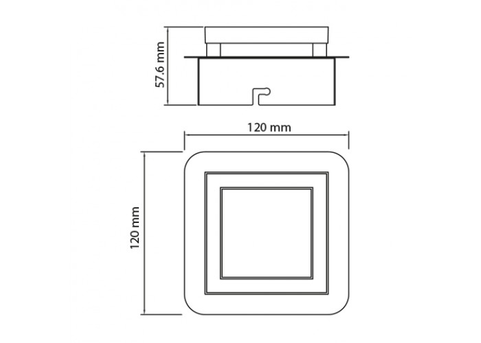 Светильник стельовий LIKYA-1 5W
