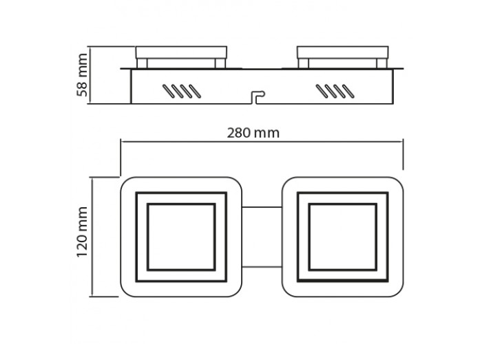 Світлодіодний світильник потолочний LIKYA-2