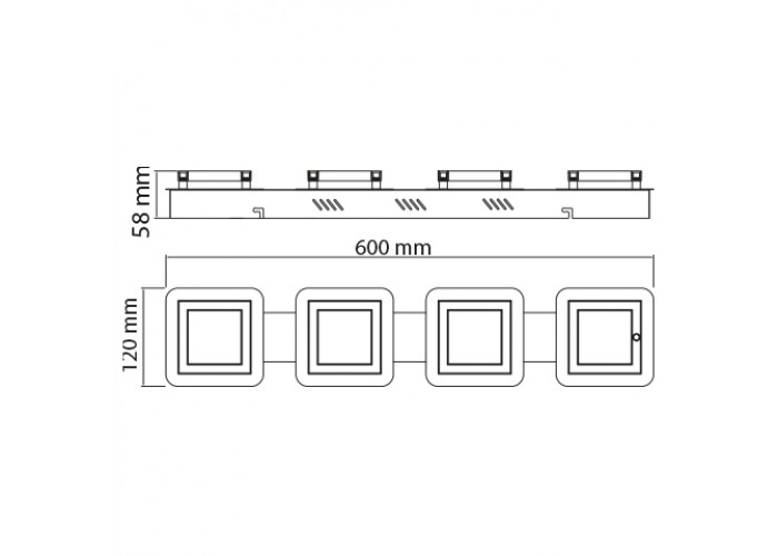 Світлодіодний світильник стельовий LIKYA-5