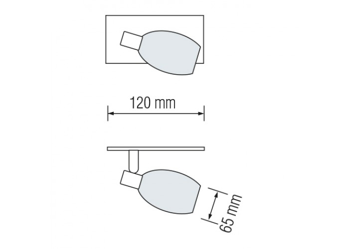 Світильник настінно-стельовий  MANAVGAT-1