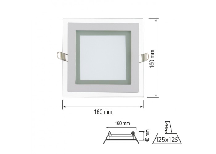 Світлодіодний світильник  MARIA-12 12W 4200К