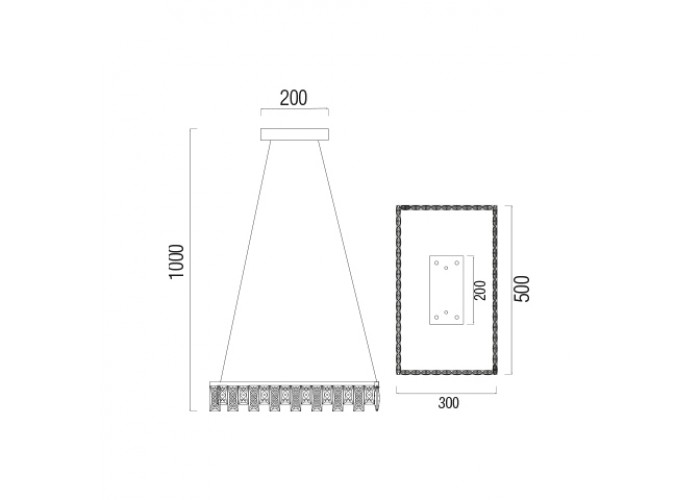 Светодиодная люстра  NIRVANA-32 32W