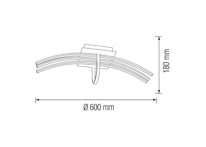 Світлодіодна люстра ORION 30W
