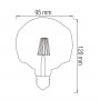 Светодиодная лампа Filament RUSTIC CRYSTAL-4 4W E27