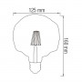 Светодиодная лампа Filament RUSTIC CRYSTAL-6 6W E27