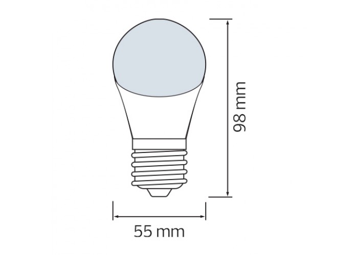 Світлодіодна лампа SPECTRA 3W E27 6400K