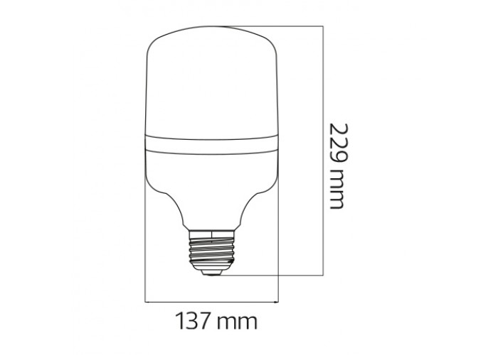 Світлодіодна лампа TORCH-50 50W E27 6400К